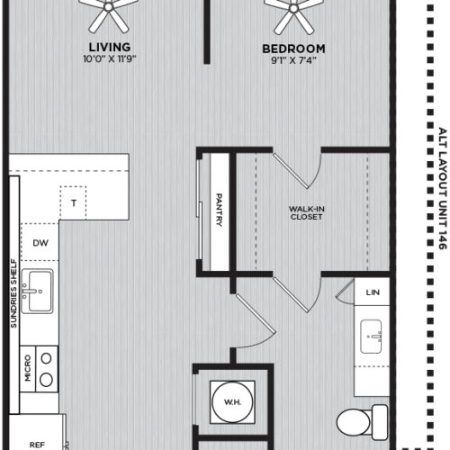 An Example of Efficiency and Elegance - luxury Beam studio floor plan